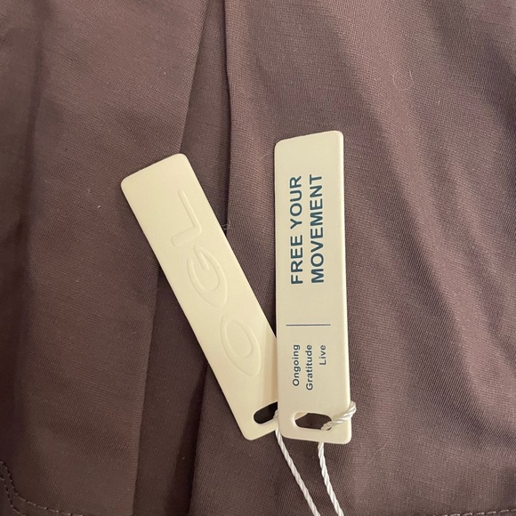 OGL Move Strapless Peplum Active Top Brown NWT Size Small - Picture 8 of 8